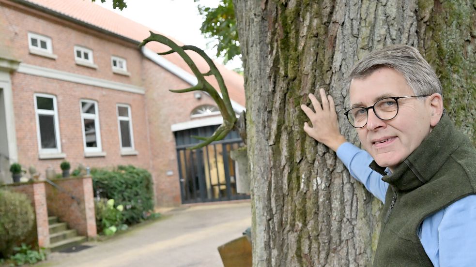 Das Forsthaus im Heseler Wald war 35 Jahre lang Gerd Dählmanns Zuhause. Nun geht der Förster in den Ruhestand. Foto: Klaus Ortgies