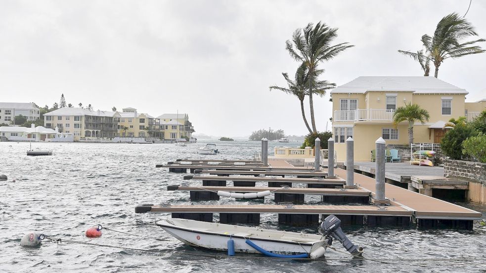 Hurrikan „Imelda“ hat die Inselgruppe Bermuda im Nordatlantik erreicht. Foto: Anthony Wade/AP/dpa