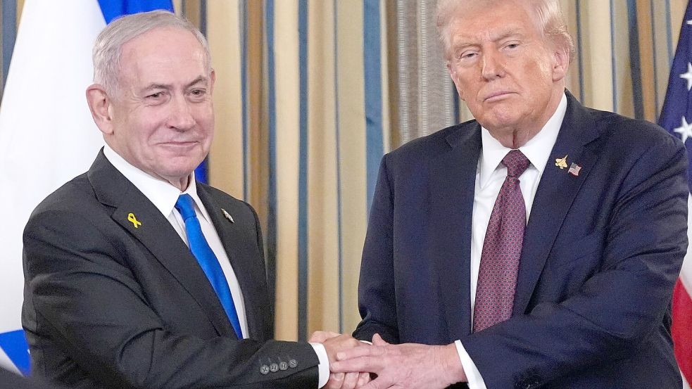 Netanjahu hatte dem Friedensplan von Trump bereits zugestimmt (Archivbild) Foto: Alex Brandon/AP/dpa