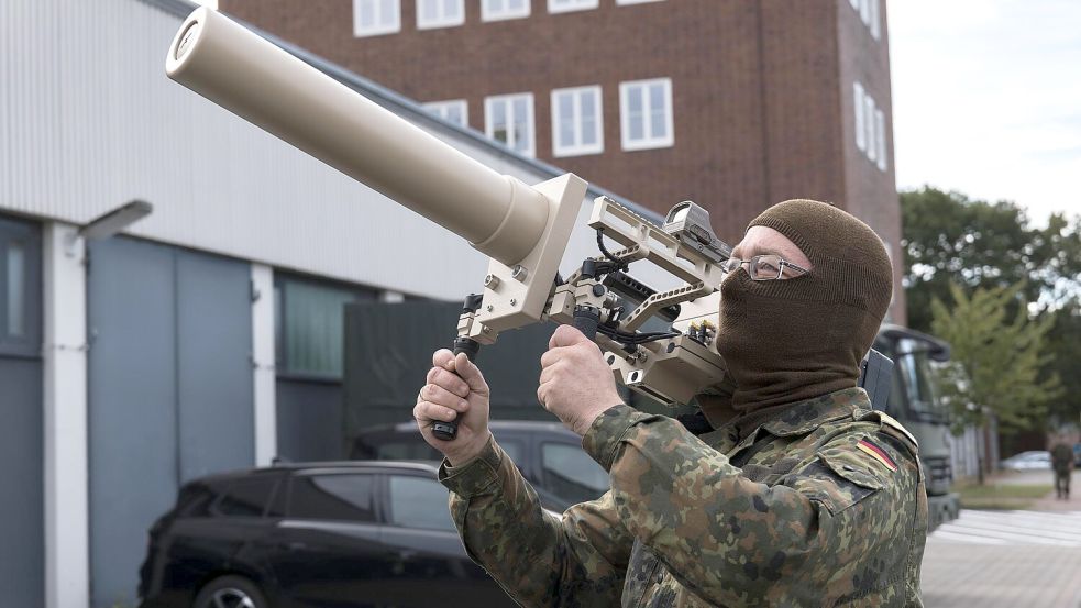Technik für die Drohnenabwehr ist bei der Bundeswehr derzeit gefragt wie nie. Foto: dpa/Marcus Golejewski