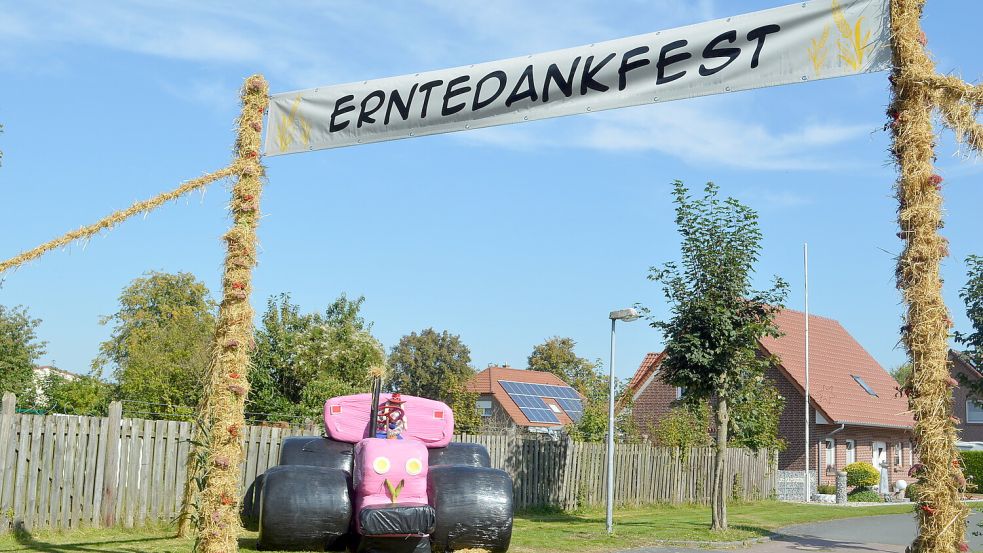 In Bockhorst und Burlage wird Erntedankfest gefeiert. Die Erntebögen werden am Freitagabend prämiert. Foto: Holger Weers/Archiv