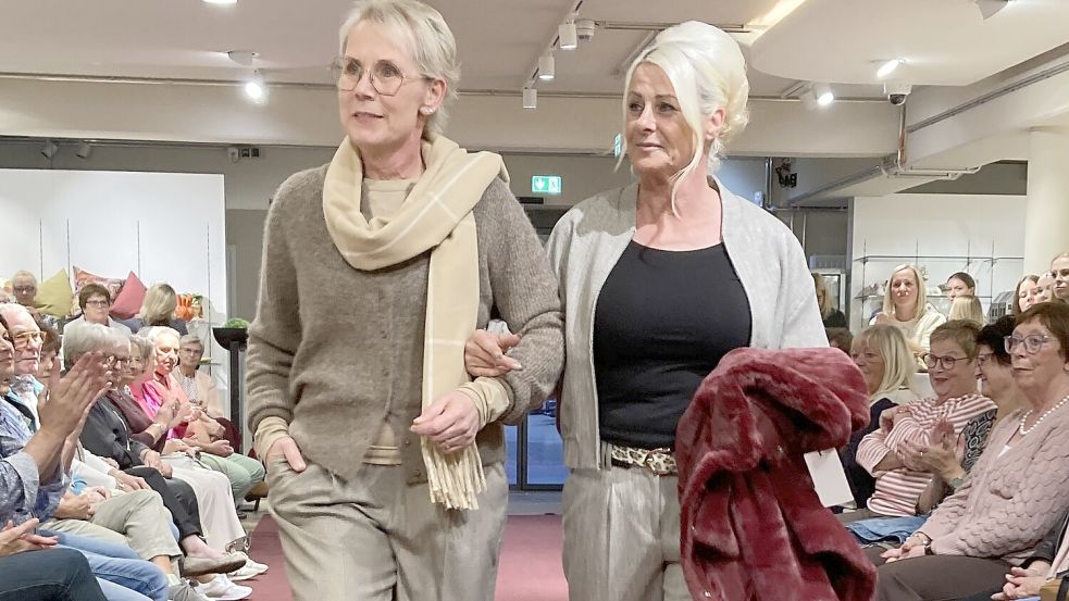 Die neuen Herbst- und Wintertrends werden auf dem Laufsteg präsentiert. Foto: Modehaus Böckmann/Winkler