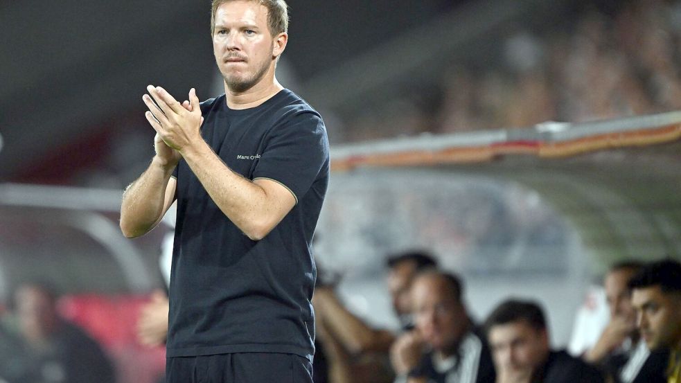 Julian Nagelsmann braucht sechs Punkte aus den Oktober-Länderspielen. Foto: Federico Gambarini