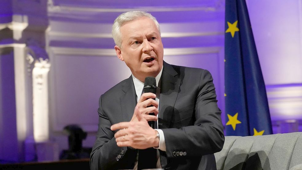 Bruno Le Maire zieht sich als neuer französischer Verteidigungsminister zurück (Archivbild). Foto: Thibault Camus/AP/dpa