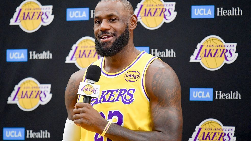 Superstar LeBron James geht in seine 23. NBA-Saison. Foto: IMAGO/USA TODAY Sports