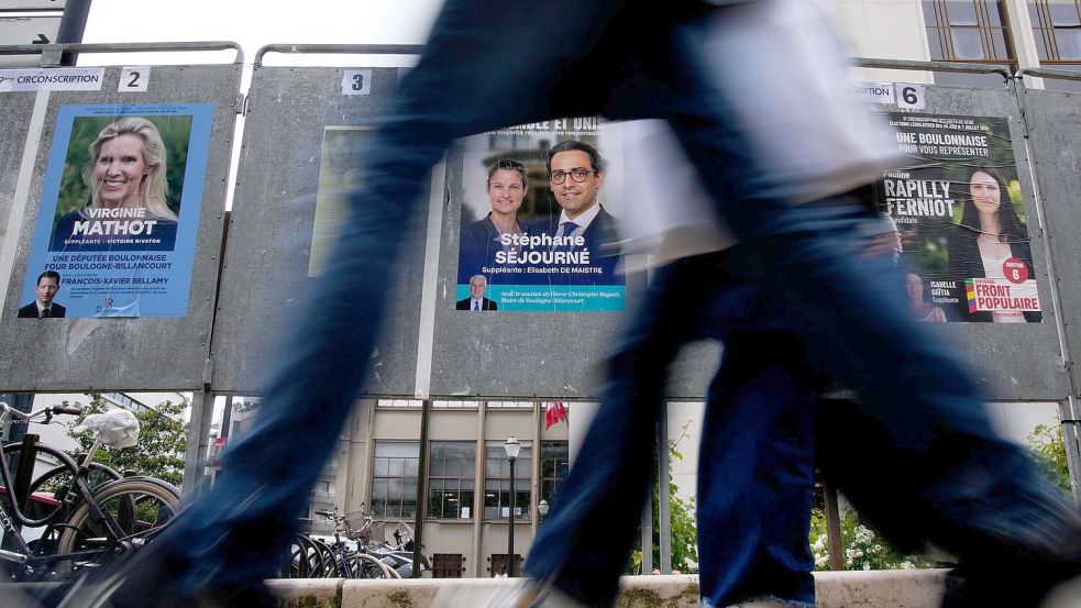 Schon im November könnte es Neuwahlen in Frankreich geben (Archivbild). Foto: Christophe Ena/AP/dpa