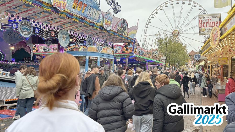 Am Nachmittag füllte sich der Gallimarkt mit Menschen. Foto: Jonas Bothe