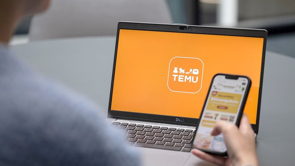 Der Online-Marktplatz Temu ist bei Verbrauchern beliebt. Foto: Hannes P Albert