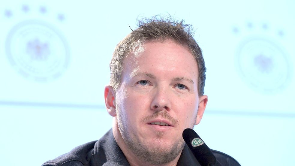 Julian Nagelsmann will gewinnen gegen Luxemburg. Über die Höhe will er nicht spekulieren. Foto: Federico Gambarini