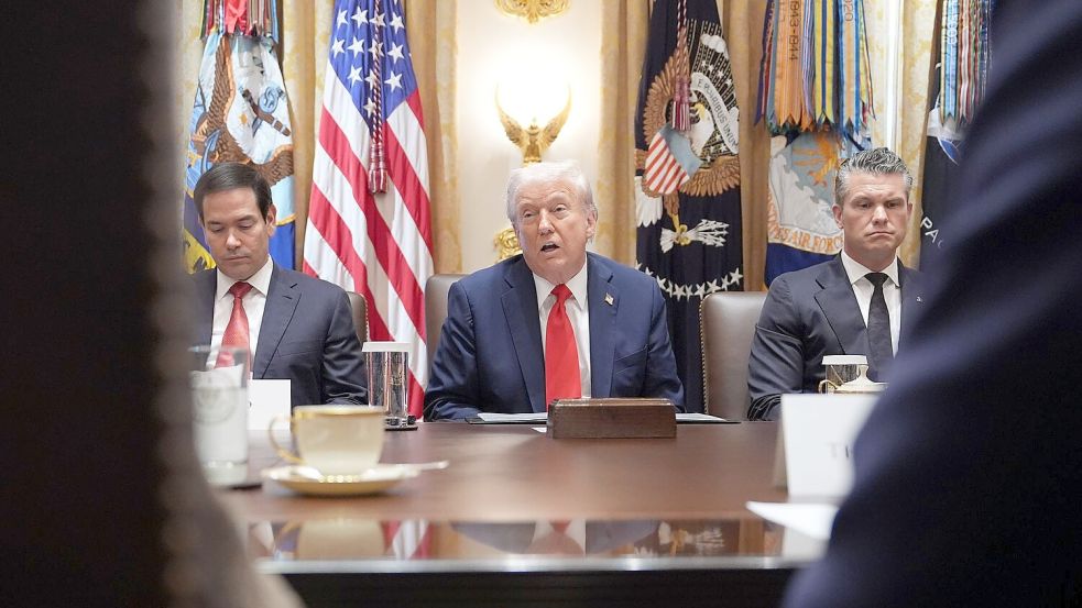 Trump sagt, man müsse den Demokraten „einen kleinen Vorgeschmack ihrer eigenen Medizin geben“. Foto: Evan Vucci/AP/dpa