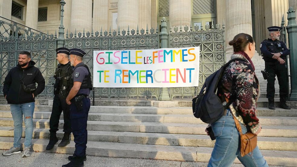 Gisèle Pelicot ist zu einer feministischen Ikone geworden. Foto: Lewis Joly/AP/dpa