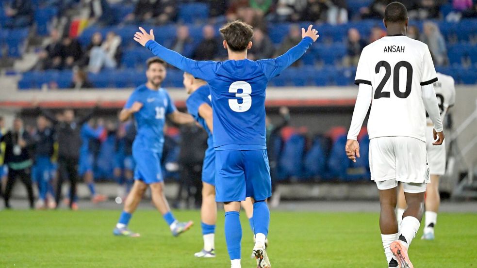 Die deutsche U21 erlebt gegen Griechenland eine unangenehme Überraschung. Foto: Jennifer Brückner