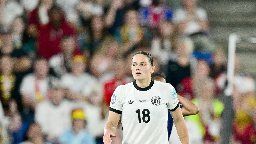 Leipzigs Giovanna Hoffmann könnte das Halbfinale der Nations League verpassen. Foto: Sebastian Christoph Gollnow