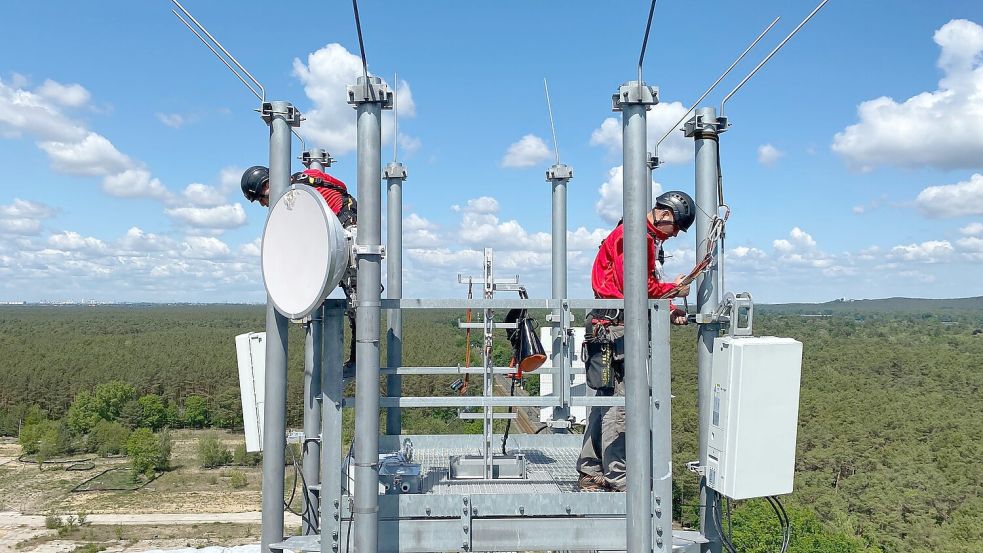 Vodafone will 5G-Antennentechnik von Huawei durch OpenRAN ersetzen. Foto: Christoph Dernbach
