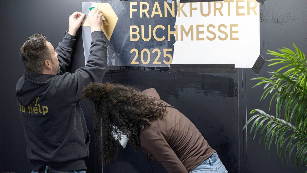 Die Buchmesse öffnet am Mittwoch. Foto: Hannes P Albert