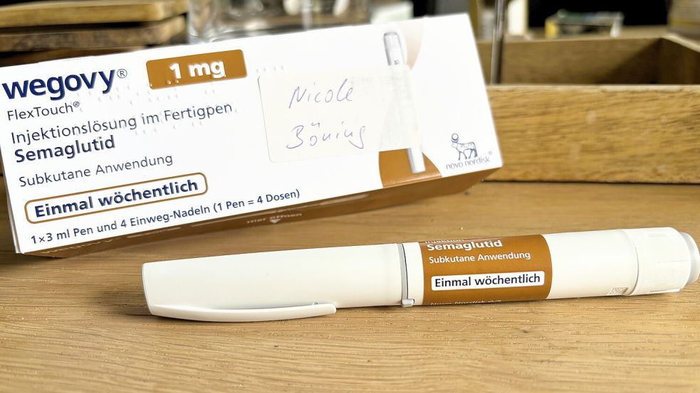 Der Preis für den 1-Milligramm-Wegovy-Fertigpen ist mit 171,96 Euro überall gleich und enthält vier Dosen samt Einmalspritzen. Foto: Nicole Böning