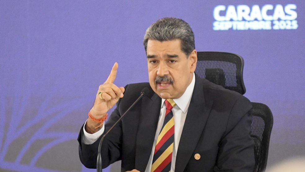 Maduro zeigte sich erzürnt über die Ankündigung. (Archivbild) Foto: Marcos Salgado/XinHua/dpa