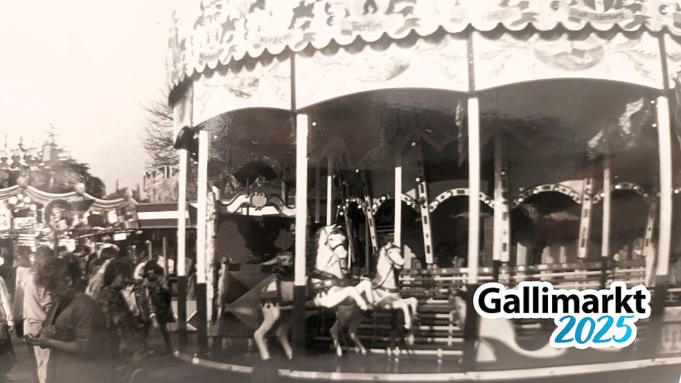 Das hölzerne Pferdekarussell ist rund 150 Jahre alt und oft auf dem Gallimarkt vertreten gewesen. Foto: Bodo Wolters/Archiv