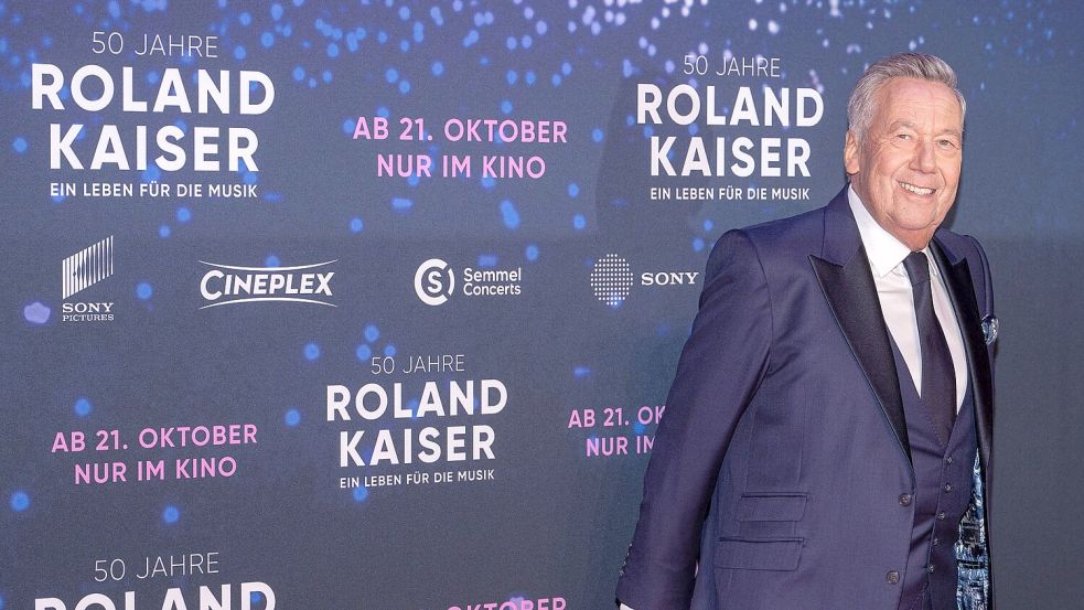 Schlagerstar Roland Kaiser hat seinen Kinofilm präsentiert. Foto: Guido Kirchner