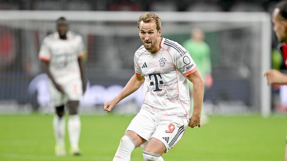Kaum zu stoppen: Bayern-Star Harry Kane. Foto: Arne Dedert