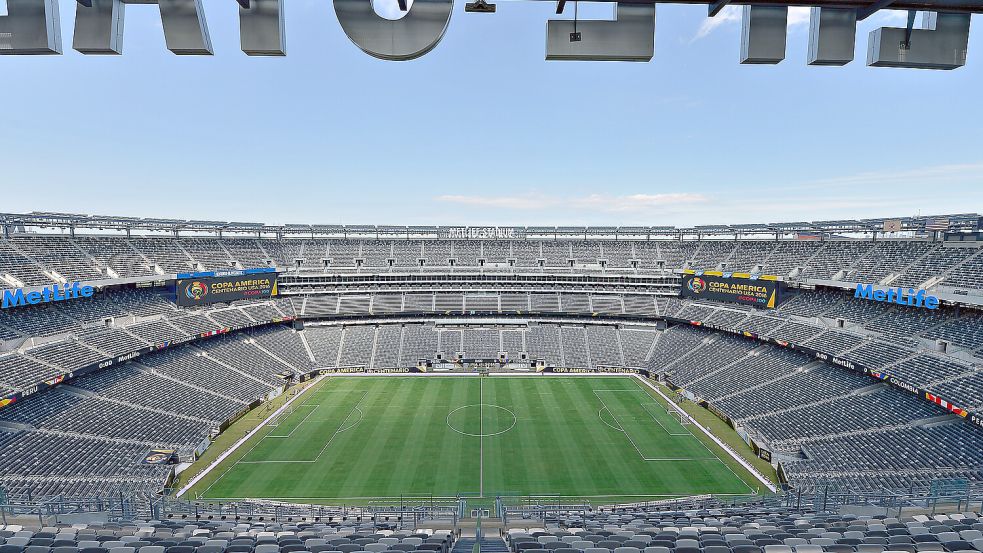 Teures Pflaster: Im MetLife Stadion in East Rutherford, New Jersey, findet im Juli 2026 das WM-Finale statt. Foto: dpa/augenklick/Mexsport