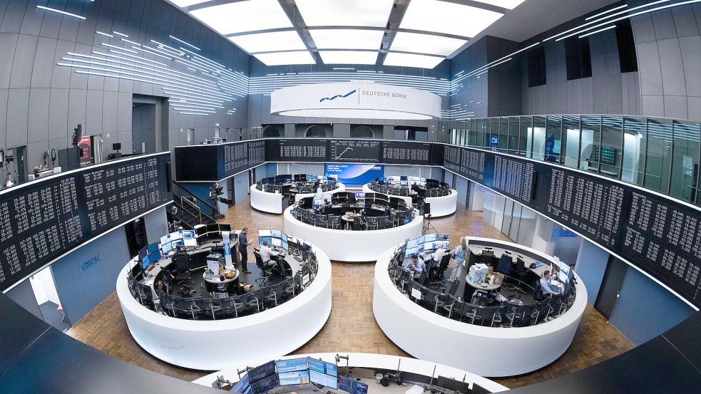 Handelssaal der Frankfurter Börse: In Europa gibt es unzählige Börsenplätze, der Kapitalmarkt ist zersplittert (Archivbild) Foto: Boris Roessler