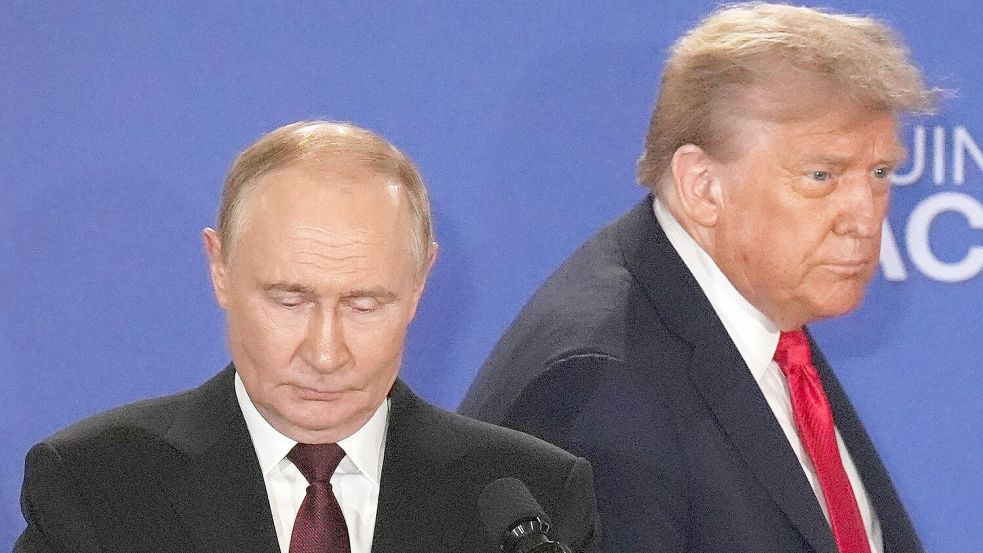 Zuletzt trafen sich Trump und Putin im US-Bundesstaat Alaska. (Archivbild) Foto: Jae C. Hong/AP/dpa