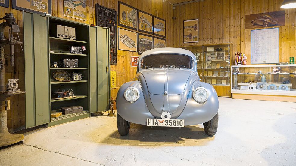 In Traugott Grundmanns Ausstellung hat das Auto einen besonderen Platz. Foto: Moritz Frankenberg