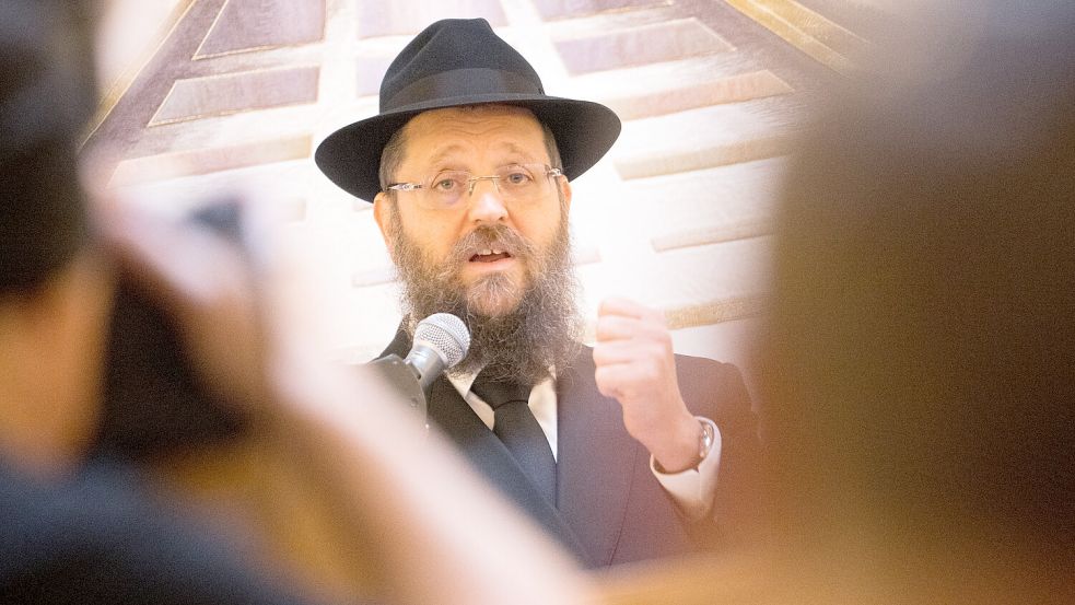 Eines der bekanntesten jüdischen Gesichter Deutschlands: Rabbiner Yehuda Teichtal Foto: dpa/Sebastian Gollnow