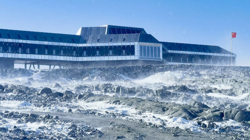 Bereits beim Bau von Chinas fünfter Forschungsstation Qinling wurden Pekings Absichten hinterfragt. Foto: IMAGO/Xinhua