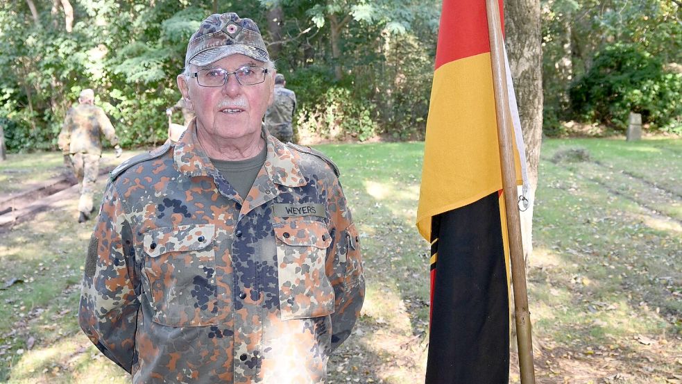 Peter Weyers leitete die Arbeitsgruppe der Reservisten-, Marsch- und Arbeitsgruppe. Foto: Holger Weers
