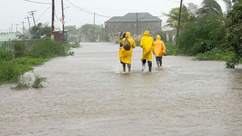 „Melissa“ hat Jamaika mit voller Wucht getroffen. Foto: Matias Delacroix/AP/dpa