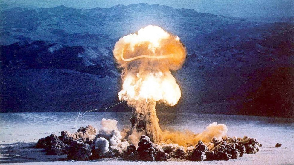 Über 2000 Atomwaffentests wurden seit 1945 durchgeführt, die meisten von den USA. Foto: AP/dpa/Uncredited/Energy Department