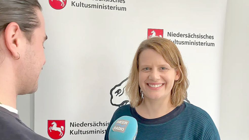 Stellt das neue Schulgesetz vor: Niedersachsens Kultusministerin Julia Willie Hamburg (Bündnis 90/Die Grünen). Foto: Stefan Idel