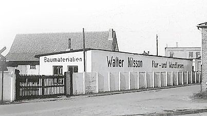 So hat es vor 100 Jahren angefangen: Das erste Firmengebäude am bis heute bestehenden Standort in Osnabrück-Lüstringen. Foto: Archiv Baufachzentrum Nilsson
