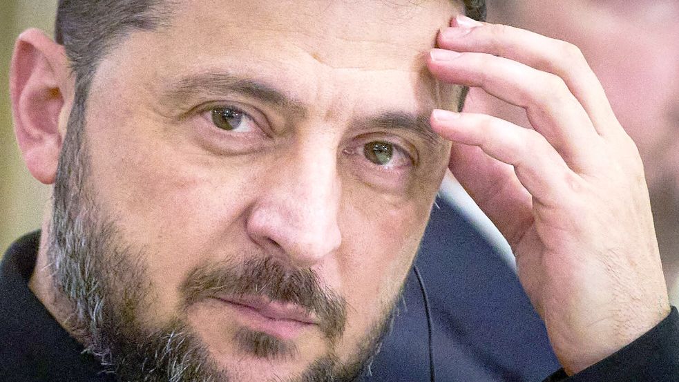 Selenskyj: Deutschland hilft bei Ausbau der Flugabwehr. (Archivbild) Foto: Efrem Lukatsky/AP/dpa