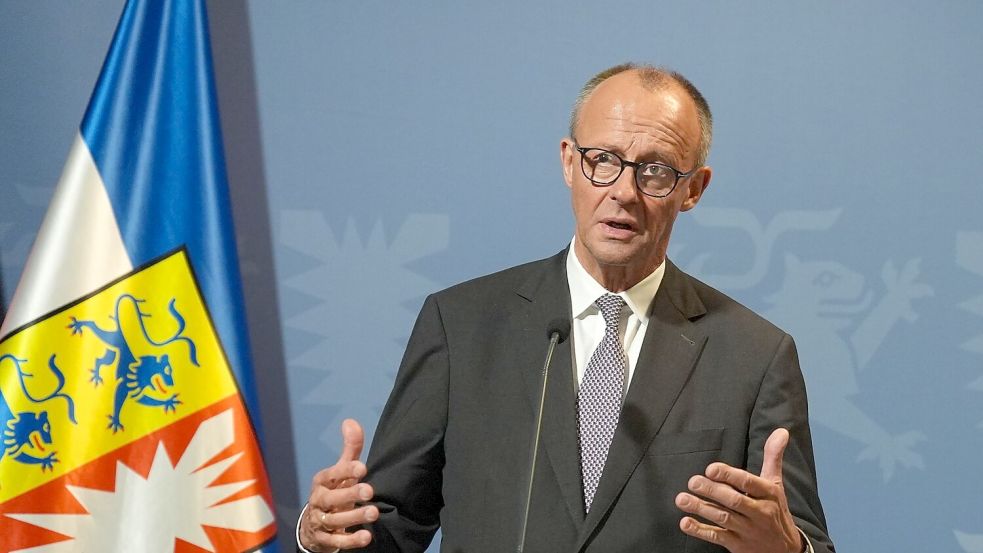 Merz lud den syrischen Übergangspräsidenten Ahmed al-Scharaa nach Deutschland ein. Foto: Marcus Brandt/dpa