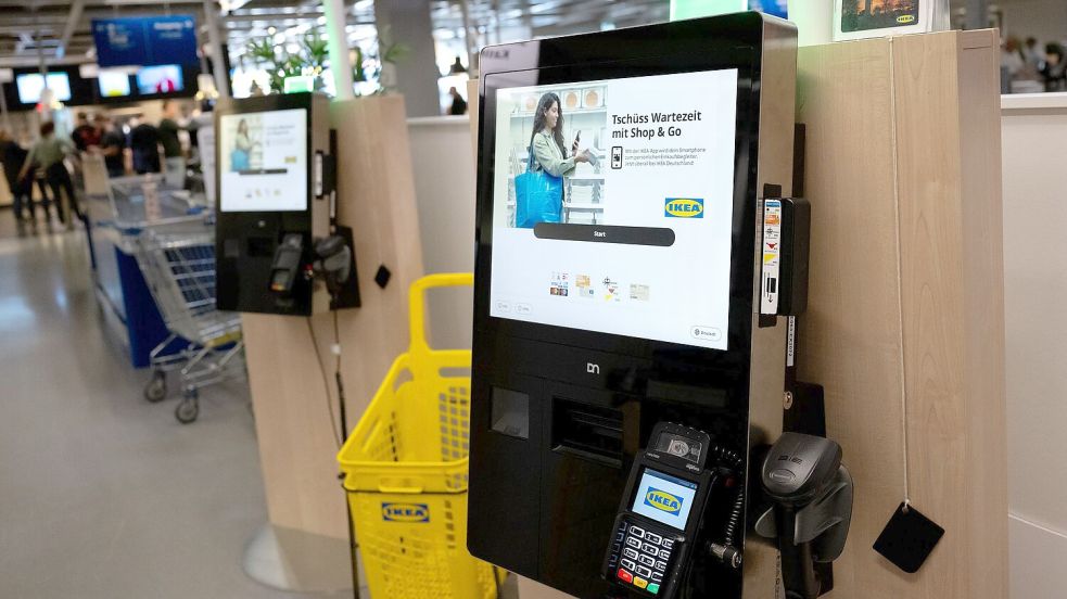 Ikea nutzt SB-Kassen bereits seit 2008. Foto: Sven Hoppe