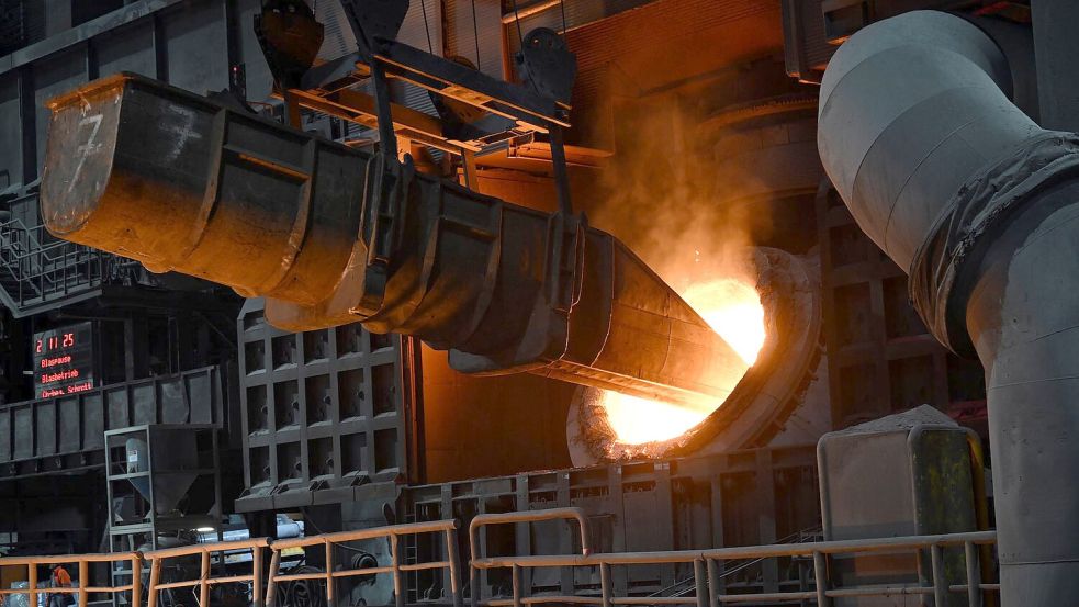 Die Lösungen für die Stahlindustrie liegen aus Sicht der IG Metall auf dem Tisch. (Archivbild) Foto: Federico Gambarini