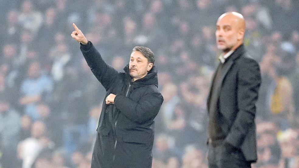 Niko Kovac (l) weiß, woran er mit seinem Team noch arbeiten muss. Foto: Martin Rickett