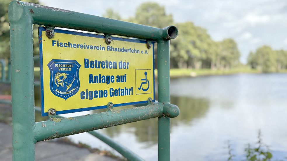 Der behindertengerechten Angelplatz am Hahnentanger See. Foto: Madita Janßen