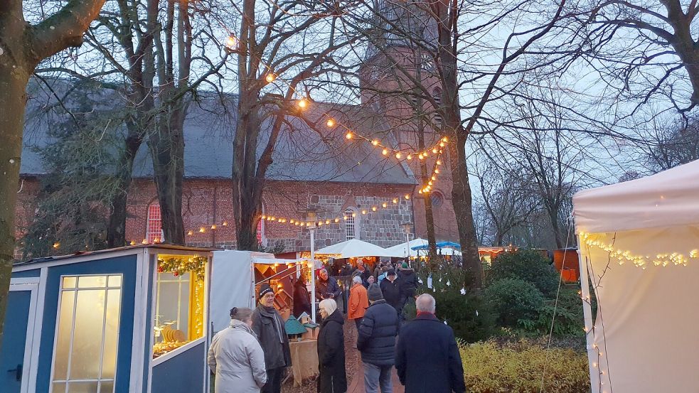 Im Dezember findet der 16. Uplengener Weihnachtsmarkt statt. Foto: Gemeinde Uplengen