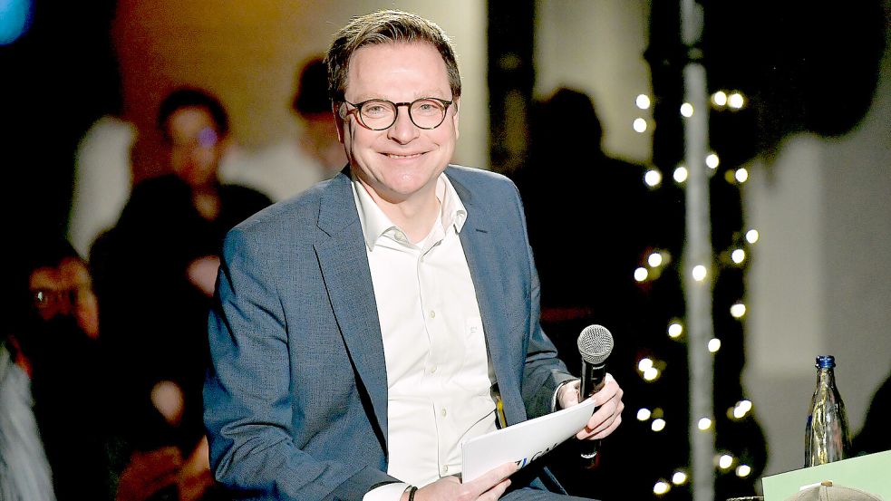 Lars Reckermann sucht Teilnehmer für die nächste Pecha-Kucha-Nacht in Leer. Foto: Klaus Ortgies