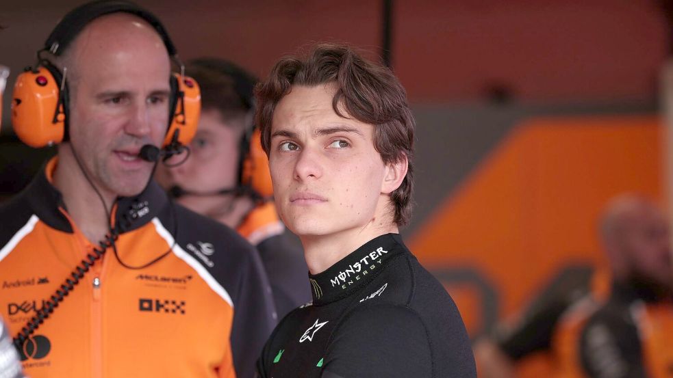 Oscar Piastri verlor nach einem frühen Unfall weiter an Boden im Titelrennen. Foto: Ettore Chiereguini/AP/dpa