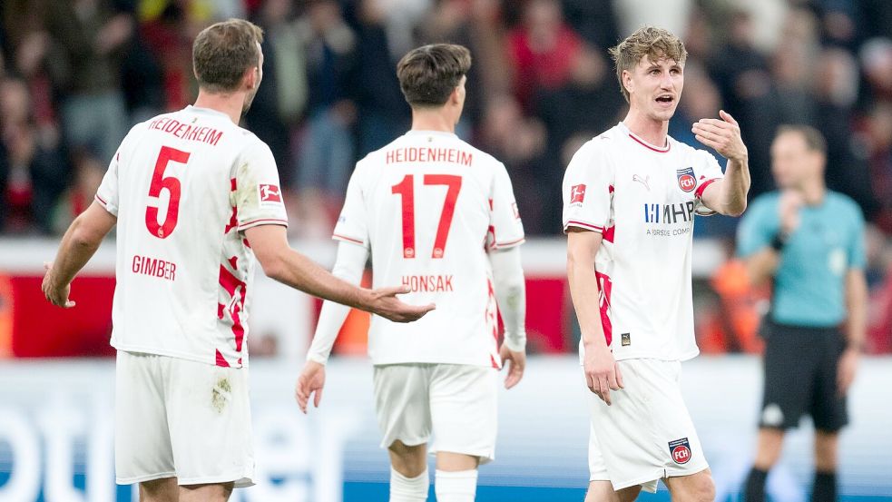 Tabellenschlusslicht Heidenheim war chancenlos. Foto: Marius Becker