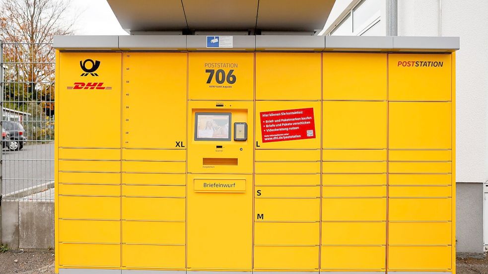 Gestatten, Ihre Postfiliale! Bundesweit 72 Automaten wurden als Postfilialen zugelassen, diese hier in Sankt Augustin bei Bonn ist eine davon. Foto: Thomas Banneyer
