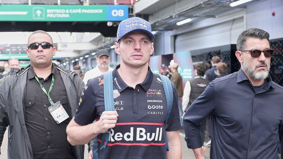 Max Verstappen musste aus der Boxengasse starten. Foto: Ettore Chiereguini/AP/dpa