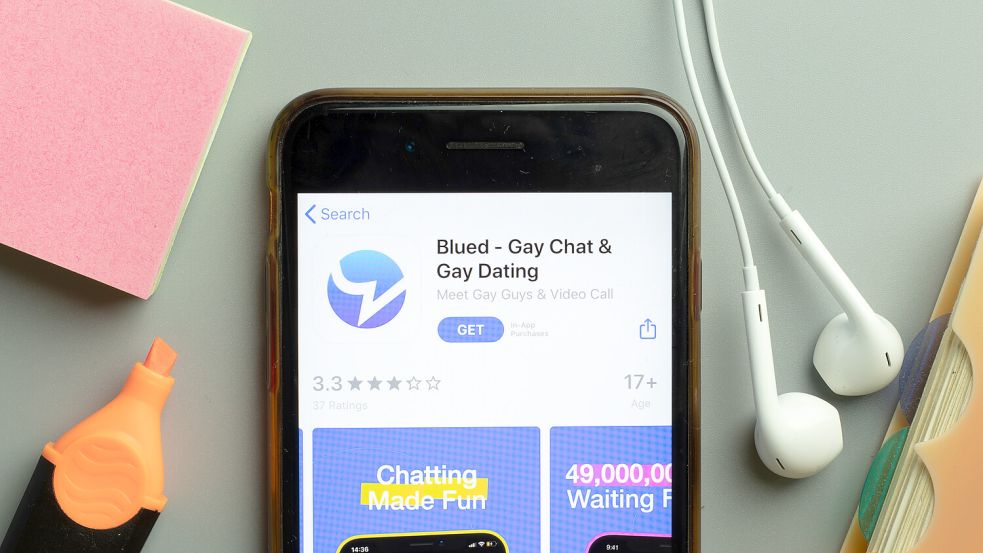 Die Dating-App Blued für Homosexuelle wurde in China aus dem App-Store entfernt. Foto: Imago Images/Dreamstime