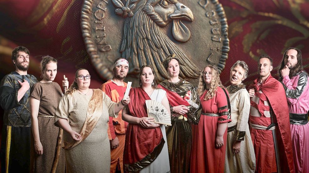 Die Gruppe „Augenzwinkern“ steht bald in Leer auf der Theaterbühne. Foto/Bearbeitung: Frederik Köster