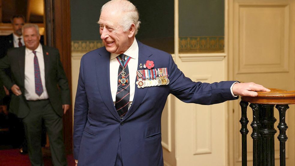 König Charles wird 77 Jahre alt. Foto: Jack Taylor/Pool Reuters/AP/dpa